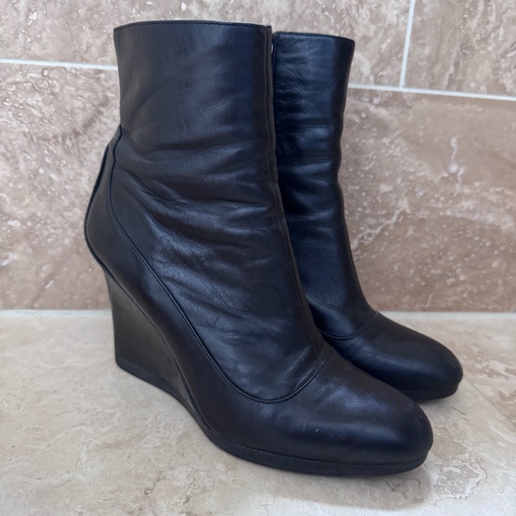Via Spiga Wedge Ankle Booties - Picture 1 of 9